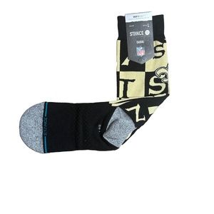 Stance NFL Infiknit Crew Casual Socks - New Orleans Saints Branded Large